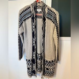 Women's Lucky brand long cardigan. Size XS
